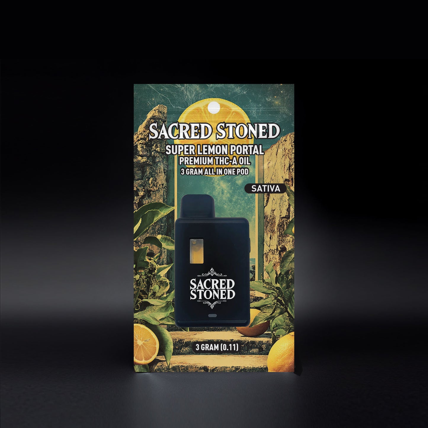 THC-A Vape - Super Lemon Portal - 3G Sativa/Uplift All in One Disposable