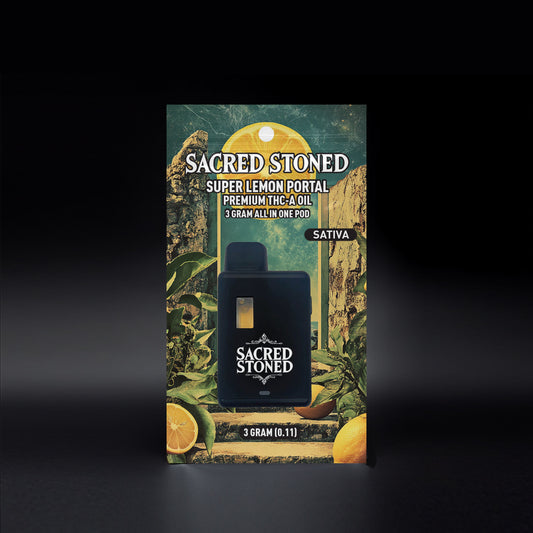 THC-A Vape - Super Lemon Portal - 3G Sativa/Uplift All in One Disposable
